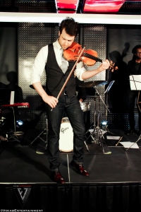 Gregory Harrington performing for SU2C by Ty of Vocab Magazine